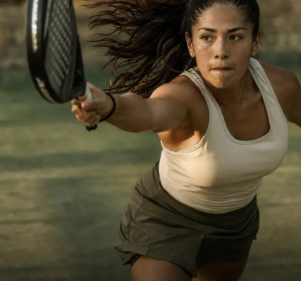 Deportista de un deporte de raqueta